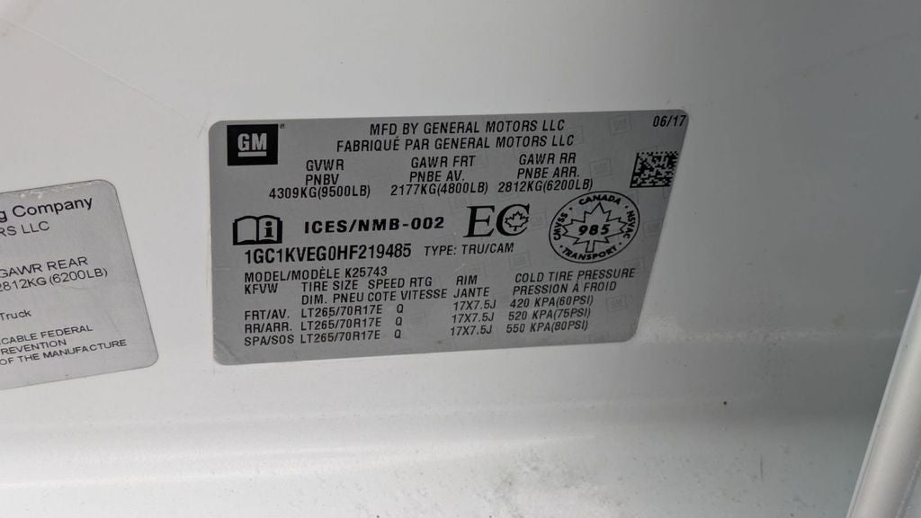 2017 Chevrolet Silverado 2500HD LT