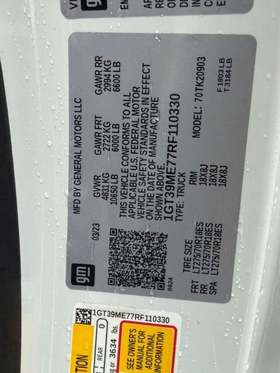 2024 GMC Sierra 2500HD SLE