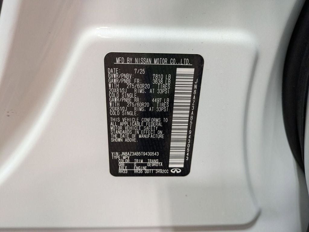 2026 INFINITI QX80 PURE