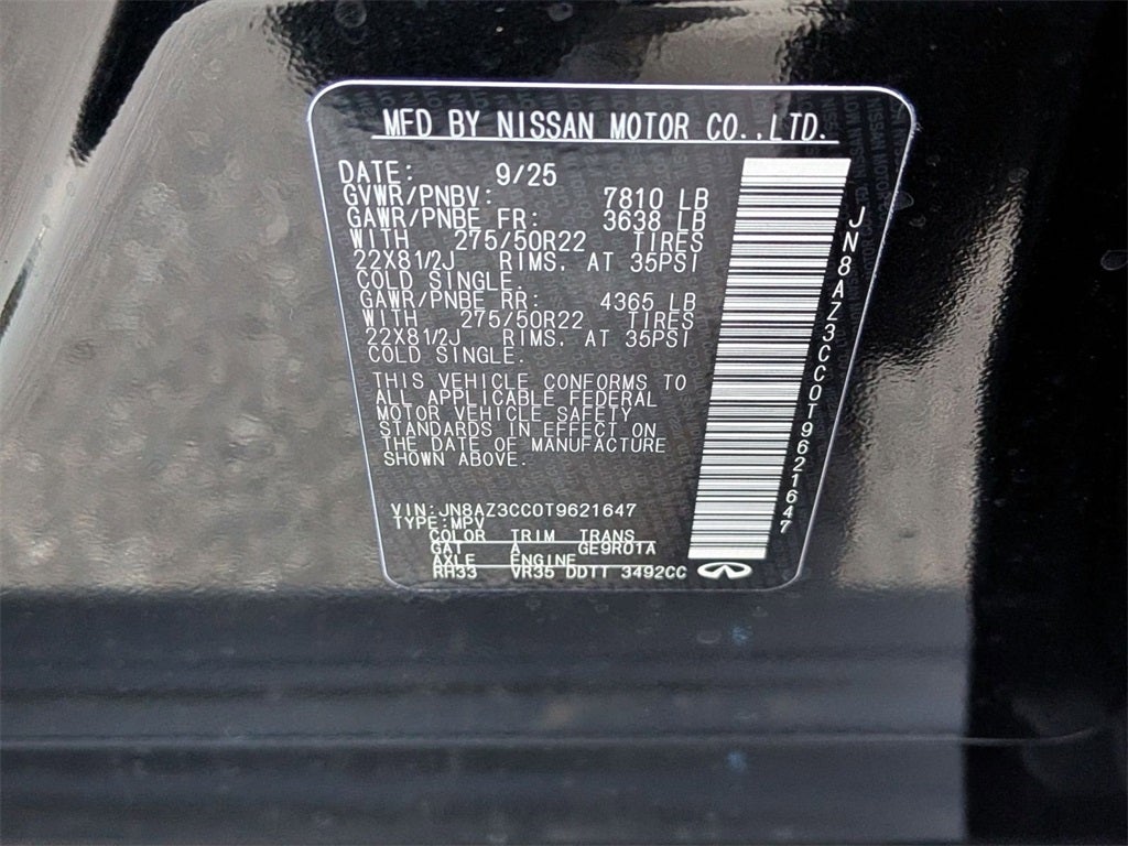 2026 INFINITI QX80 AUTOGRAPH