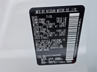 2026 INFINITI QX80 AUTOGRAPH