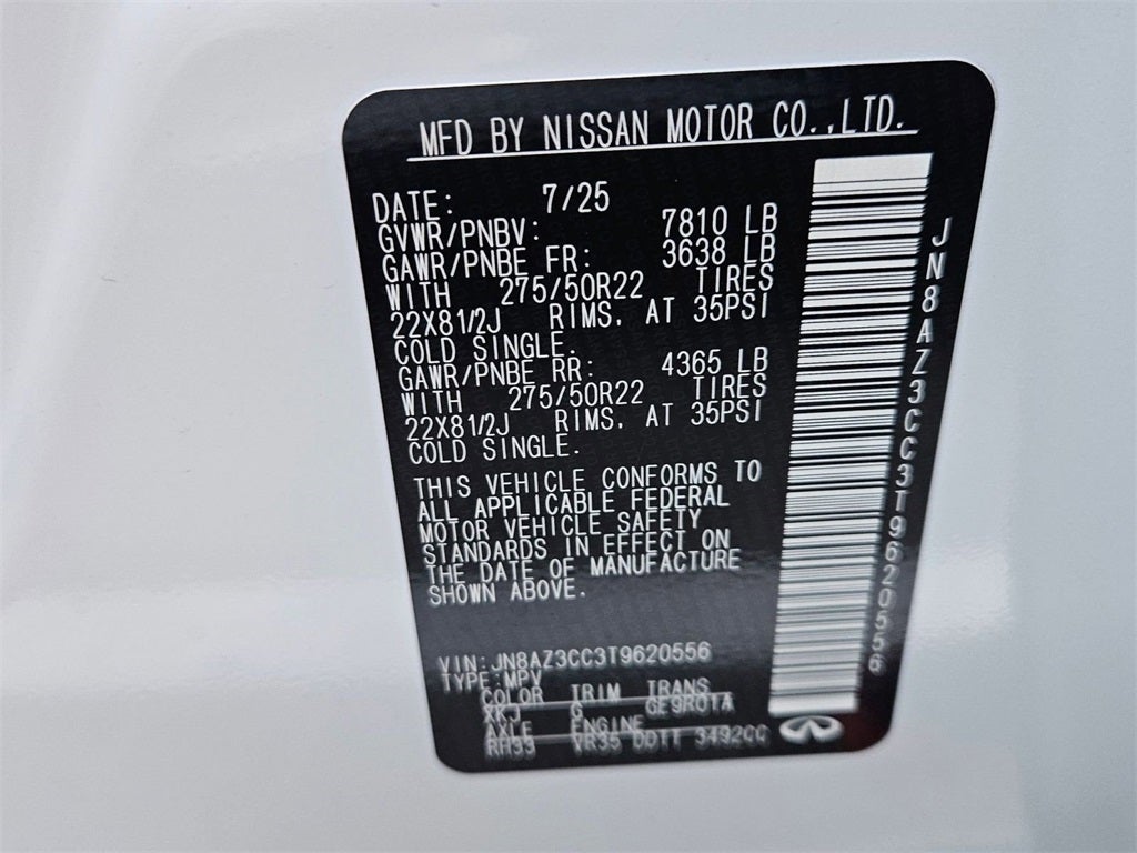 2026 INFINITI QX80 AUTOGRAPH