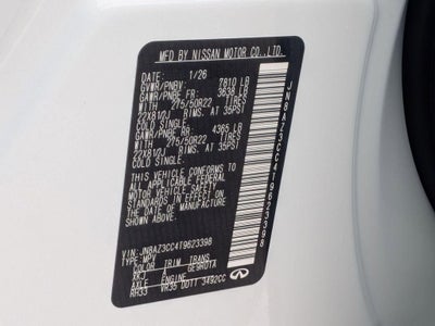 2026 INFINITI QX80 AUTOGRAPH