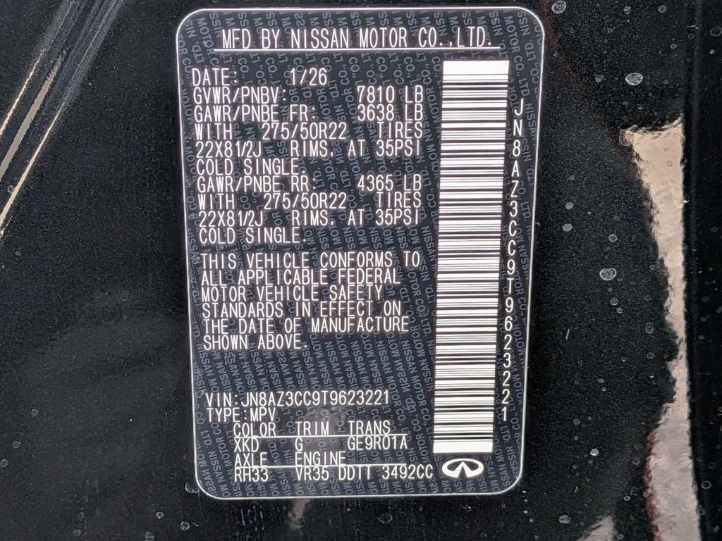 2026 INFINITI QX80 AUTOGRAPH