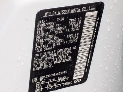 2026 INFINITI QX80 AUTOGRAPH