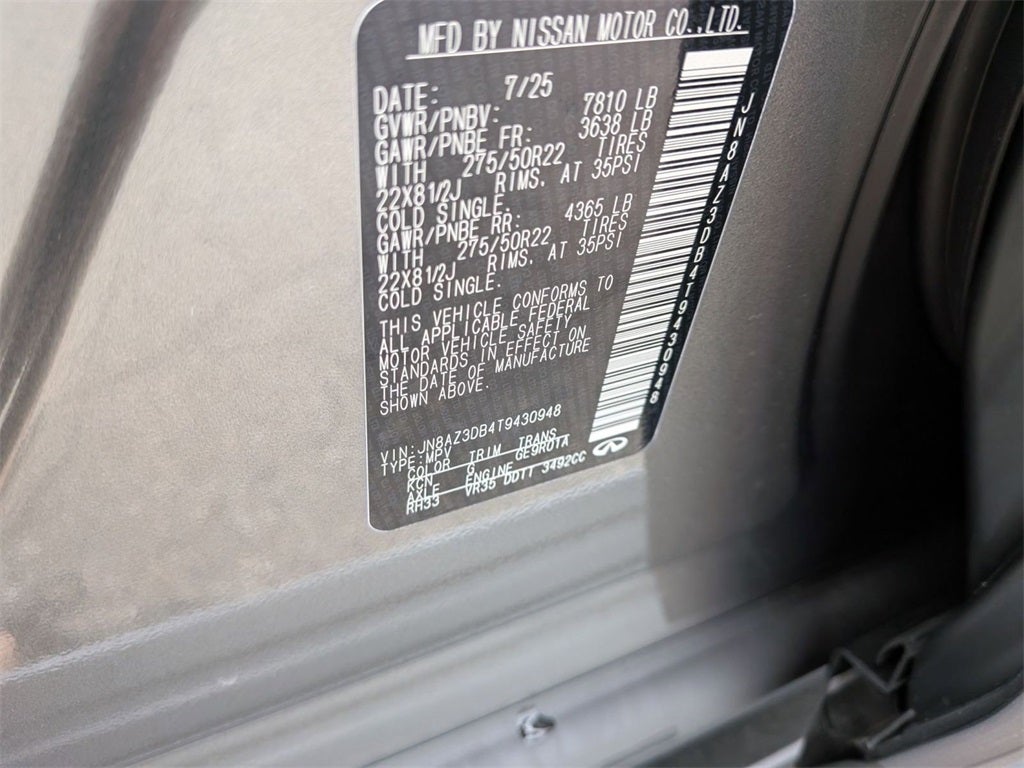 2026 INFINITI QX80 SPORT