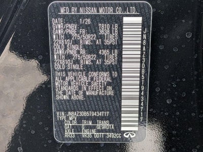 2026 INFINITI QX80 SPORT