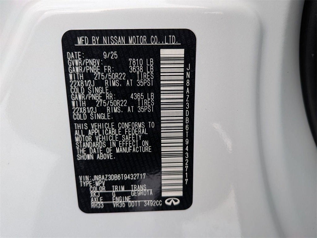 2026 INFINITI QX80 SPORT