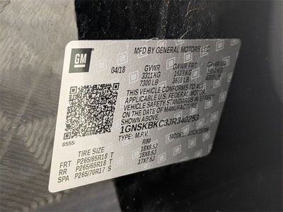 2018 Chevrolet Tahoe LT