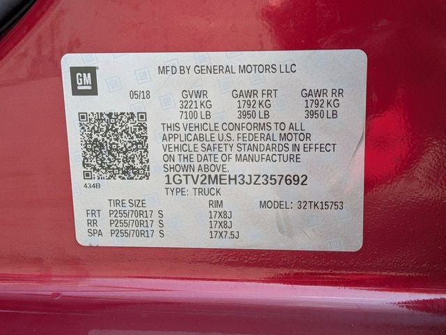 2018 GMC Sierra 1500 SLE