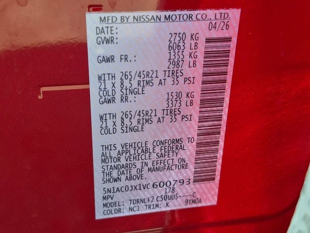 2027 INFINITI QX65 AUTOGRAPH