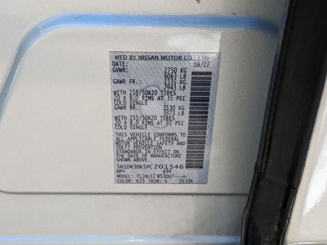 2023 Nissan Pathfinder Platinum