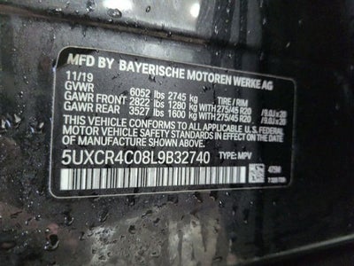 2020 BMW X5 sDrive40i