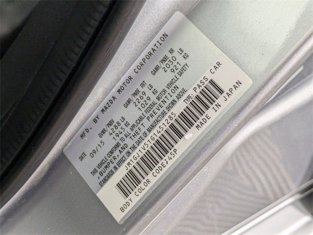 2016 Mazda Mazda6 i Touring