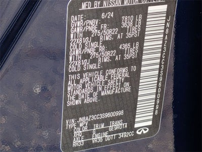 2025 INFINITI QX80 AUTOGRAPH