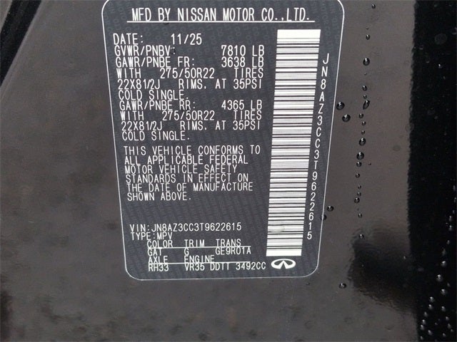 2026 INFINITI QX80 AUTOGRAPH