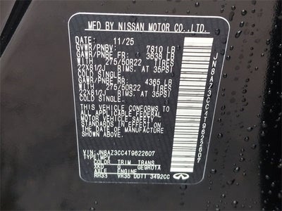 2026 INFINITI QX80 AUTOGRAPH