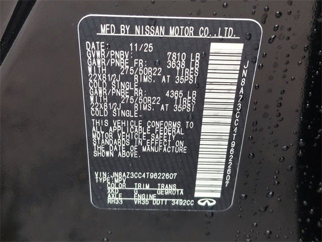 2026 INFINITI QX80 AUTOGRAPH