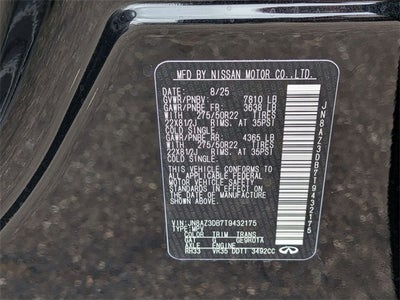 2026 INFINITI QX80 SPORT