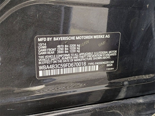 2015 BMW 4 Series 435i Gran Coupe