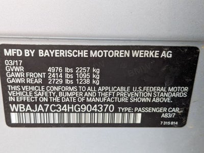 2017 BMW 5 Series 530i xDrive