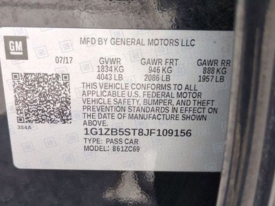 2018 Chevrolet Malibu LS 1LS