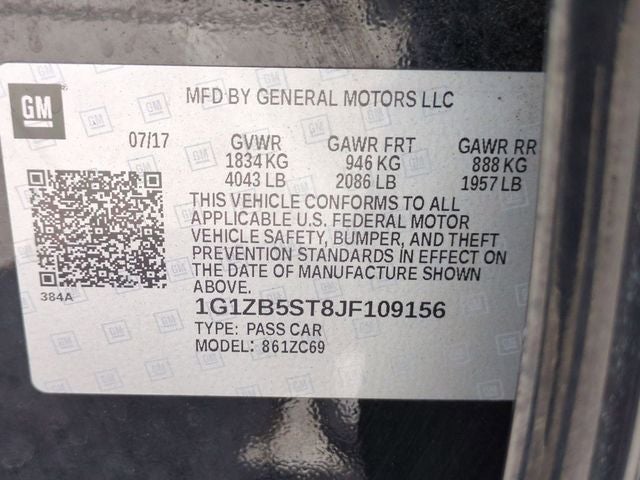 2018 Chevrolet Malibu LS 1LS