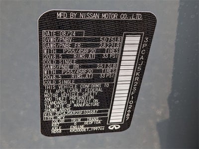 2025 INFINITI QX55 ESSENTIAL