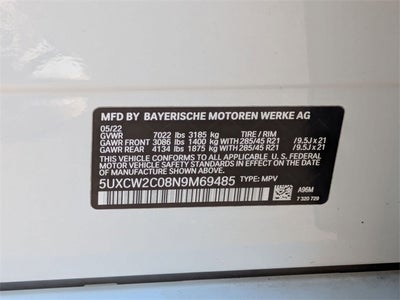 2022 BMW X7 xDrive40i