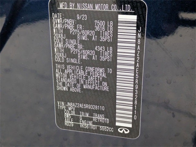 2024 INFINITI QX80 LUXE