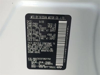 2026 INFINITI QX80 AUTOGRAPH