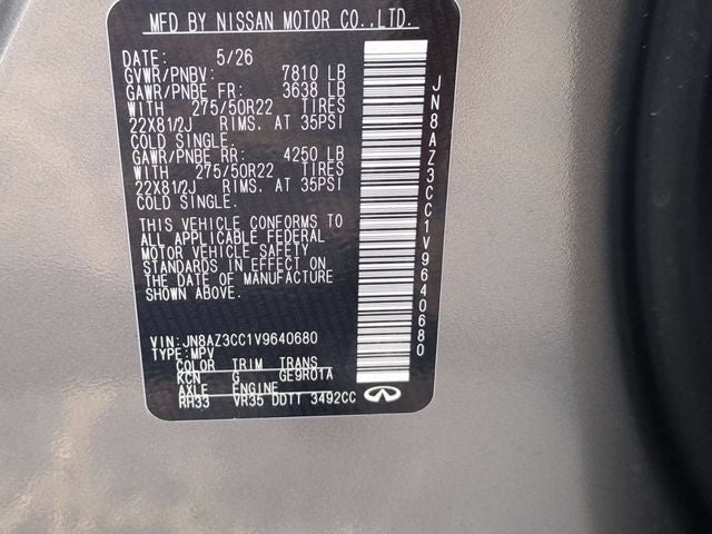 2027 INFINITI QX80 AUTOGRAPH