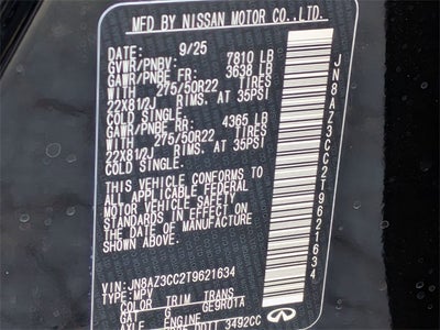 2026 INFINITI QX80 AUTOGRAPH