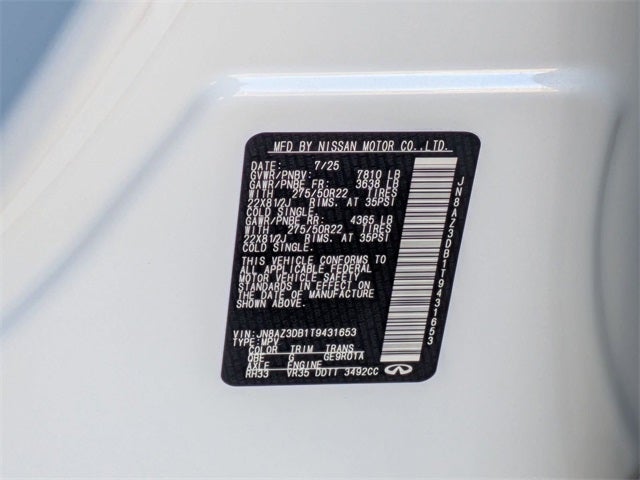 2026 INFINITI QX80 SPORT