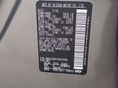 2026 INFINITI QX80 SPORT