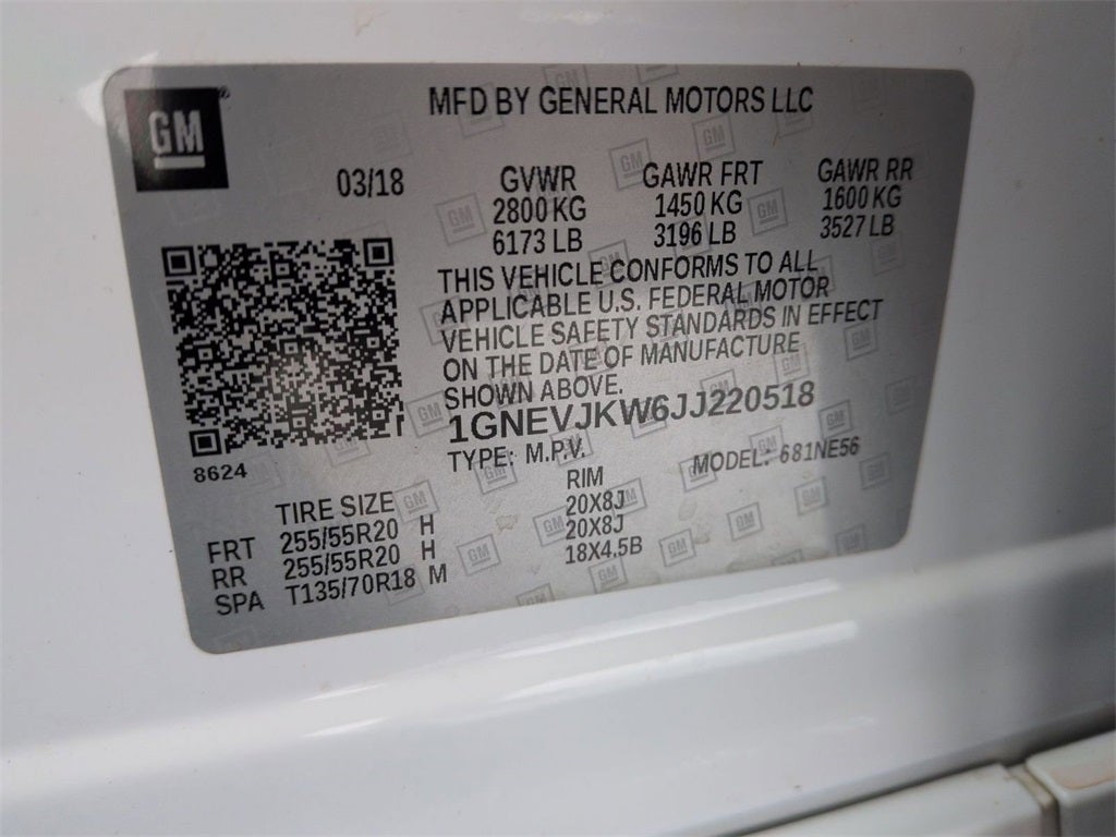 2018 Chevrolet Traverse Premier