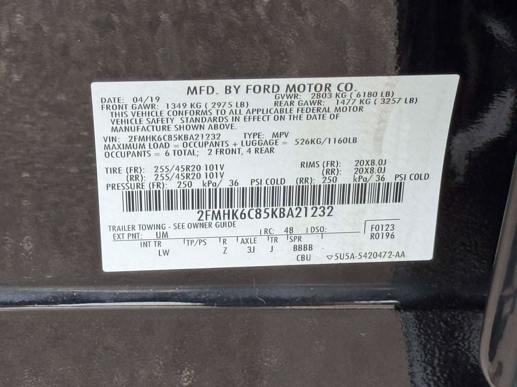 2019 Ford Flex SEL