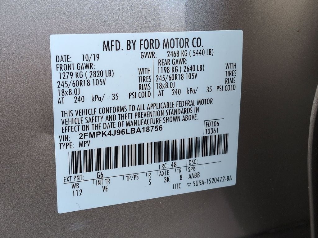 2020 Ford Edge SEL
