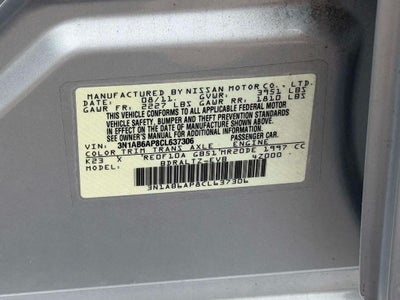 2012 Nissan Sentra 2.0 SR