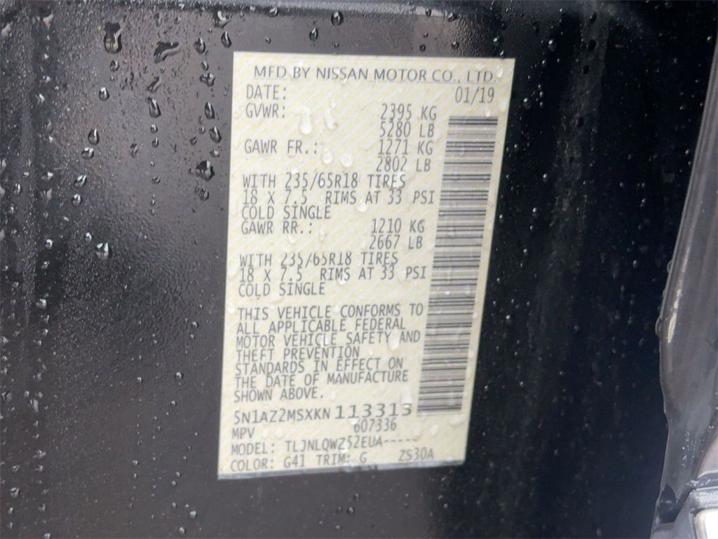 2019 Nissan Murano SV