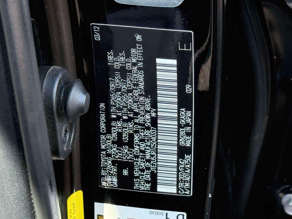 2012 Toyota 4Runner SR5