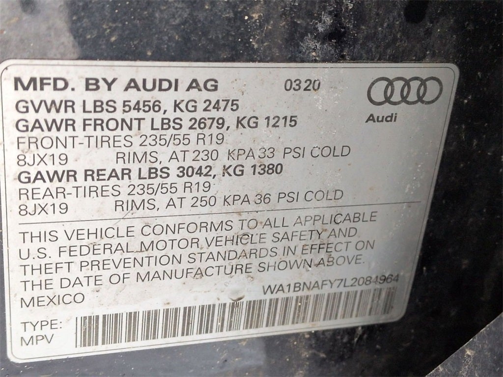 2020 Audi Q5 45 Premium Plus quattro