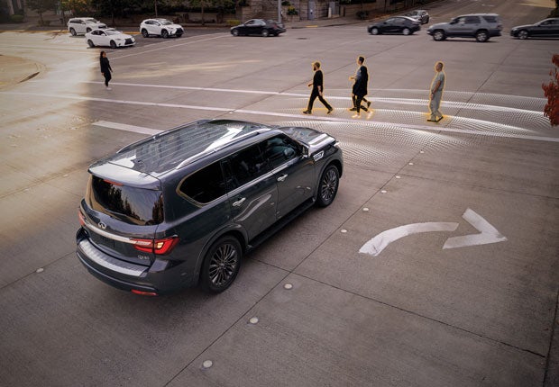 2024 INFINITI QX80 Key Features - PREDICTIVE FORWARD COLLISION WARNING | LaFontaine INFINITI Ann Arbor in Ann Arbor MI