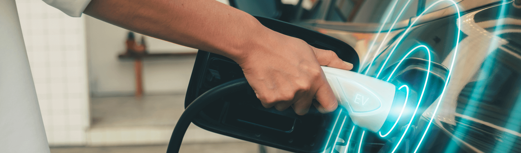 Owner Charging New INFINITI Electric Vehicle