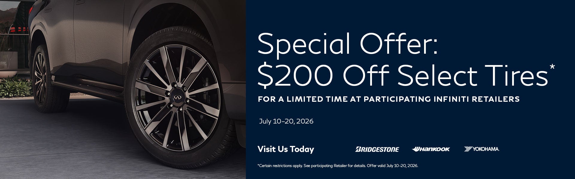 $200 OFF Select Tires 