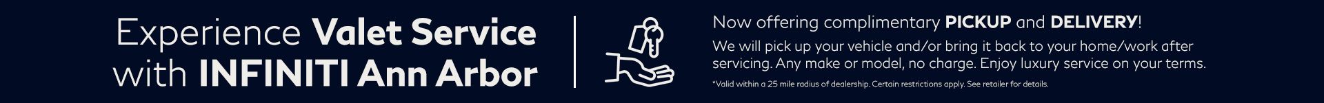 Experience Valet Service